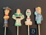 576sp Woodsman and Fork Friends Chocolate or Hard Candy Lollipop Mold